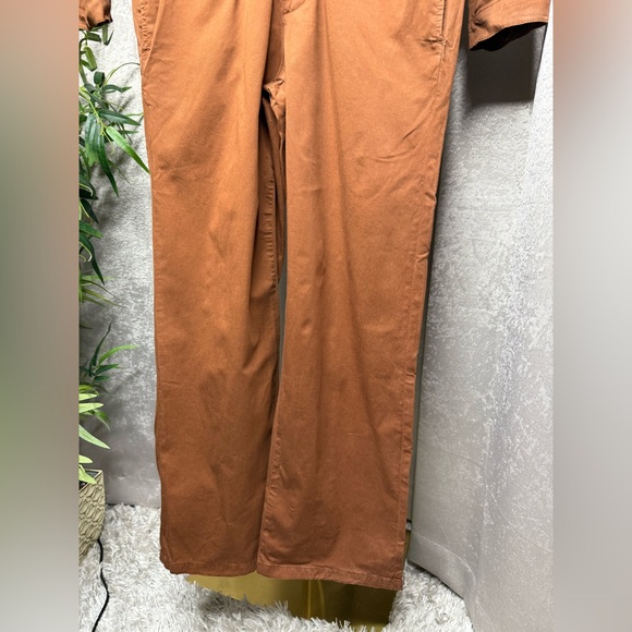 NWT Good American Camel Brown Long Sleeve Utility Cargo Jumpsuit Sz 0 - Picture 8 of 16